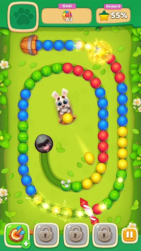 Bunny Boom - Bubble shooter screenshot 1