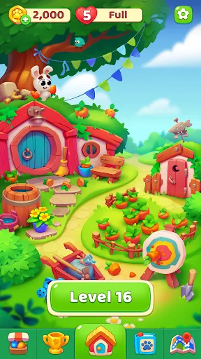 Bunny Boom - Bubble shooter screenshot 2