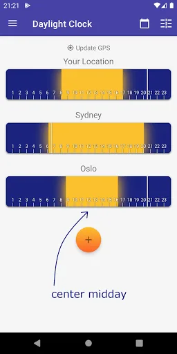 Daylight Clock: Sunrise/Sunset screenshot 5
