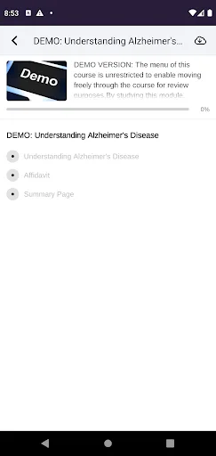 HCP Training screenshot 4