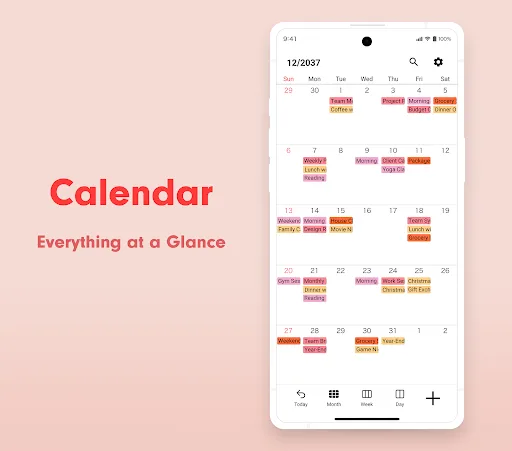 N Calendar: Planner, Schedule screenshot 1