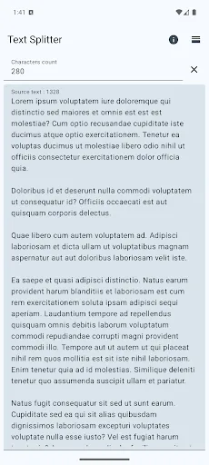 Text Splitter screenshot 2