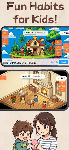 Family Habit Hero:Routine Game screenshot 1
