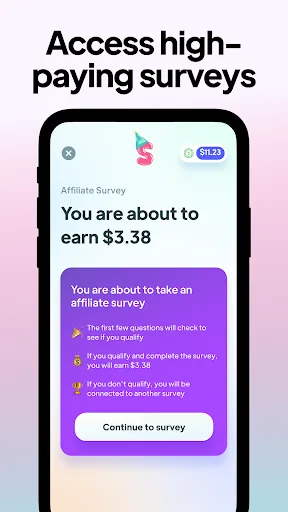 SurveyParty - Earn Cash Fast screenshot 2