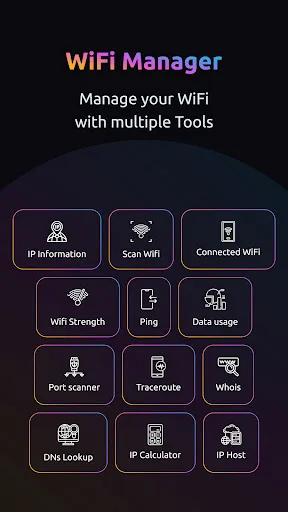 WiFi Manager & Data Monitor screenshot 1