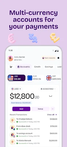 Kredete Send Spend Save Credit screenshot 5