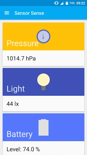 Sensor Sense screenshot 1