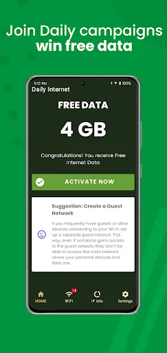 Daily Internet Data App 100GB screenshot 5