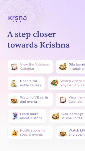 Kṛṣṇa : All-in-one Krishna app screenshot 1