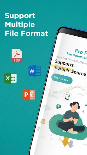 Pro FDM: file Download Manager screenshot 1