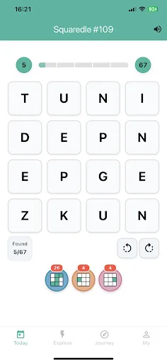 Squaredle screenshot 1