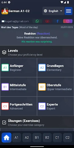 German A1-C2 screenshot 2