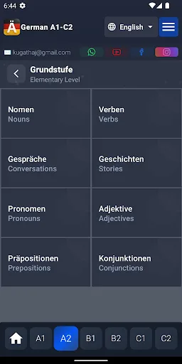 German A1-C2 screenshot 4