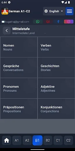 German A1-C2 screenshot 5