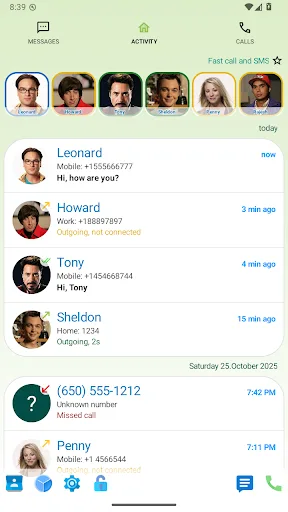 Smart Notify - Dialer & SMS screenshot 1