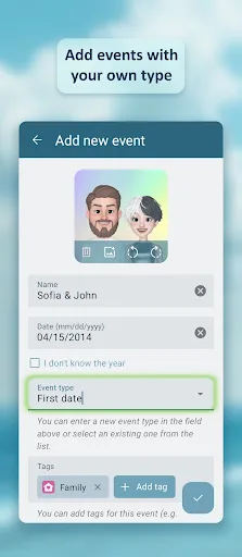 My Dates - Birthday reminder screenshot 2