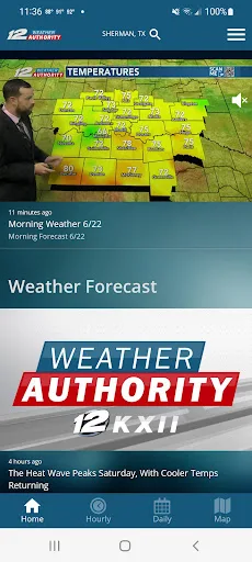 KXII 12 First Alert Weather screenshot 2