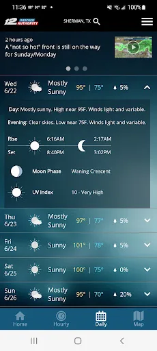 KXII 12 First Alert Weather screenshot 3