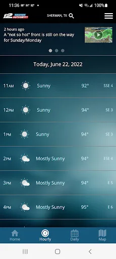 KXII 12 First Alert Weather screenshot 5