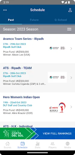 Ladies European Tour screenshot 2