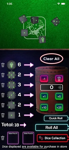 RollHammer: Battle Dice screenshot 1