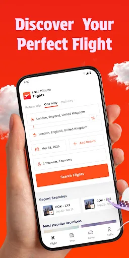 Last Minute Flights・Budget Air screenshot 1