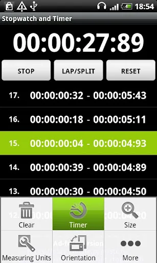 Talking Stopwatch & Timer Pro screenshot 1