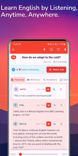 Learning English - 6 minutes screenshot 3