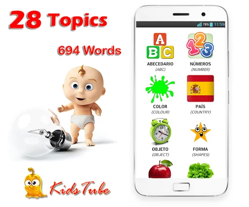 Learn Spanish For Kids screenshot 2