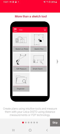 Leica DISTO™ Plan screenshot 1