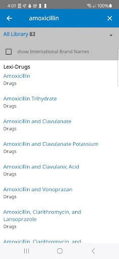 Uptodate Lexidrug screenshot 3