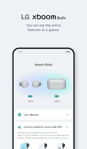 LG xboom Buds screenshot 1