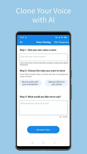 Voice Clone:AI Voice Generator screenshot 1