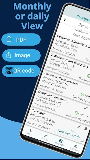 Easy Invoices: Receipt, Quotes screenshot 1