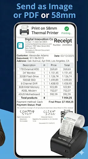 Easy Invoices: Receipt, Quotes screenshot 3