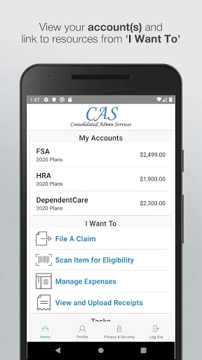 Consolidated Admin Services screenshot 1