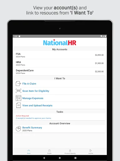 NationalHR HSA HRA FSA Mobile screenshot 5