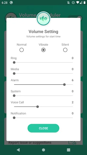 Volume Scheduler - silent mode screenshot 3