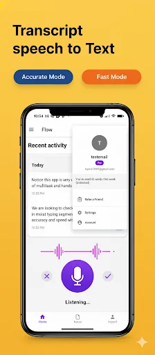 Whisper Flow : Voice to Text screenshot 1