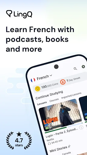 Learn French | LingQ screenshot 1