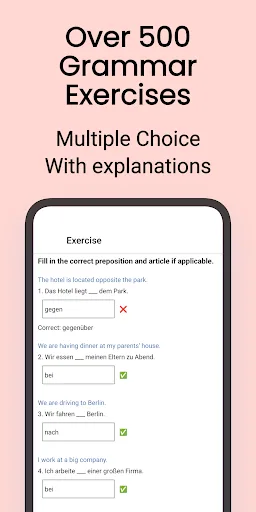 Learn German words & Grammar screenshot 4