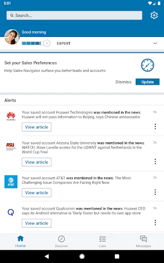 LinkedIn Sales Navigator screenshot 5