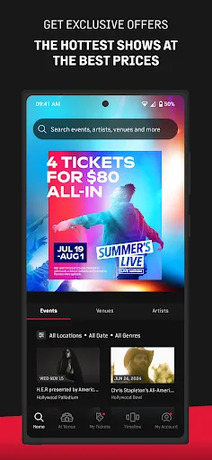 Live Nation At The Concert screenshot 2