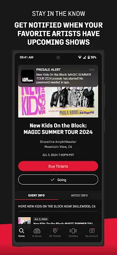 Live Nation At The Concert screenshot 3