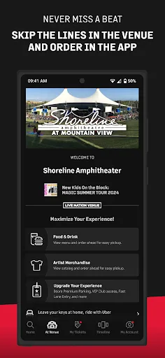 Live Nation At The Concert screenshot 4