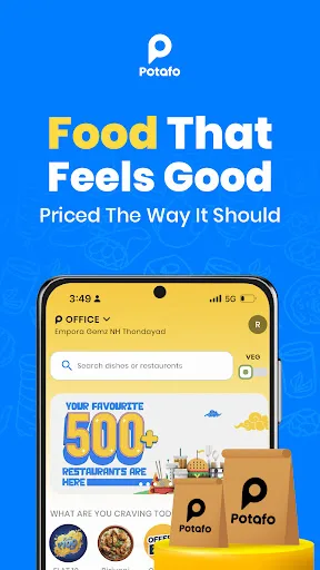 Potafo: Food Delivery App screenshot 1