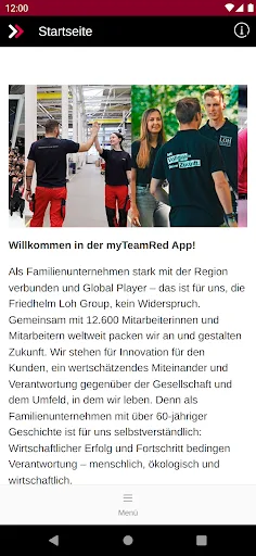 myTeamRed screenshot 1