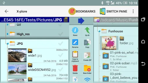 X-plore File Manager screenshot 1