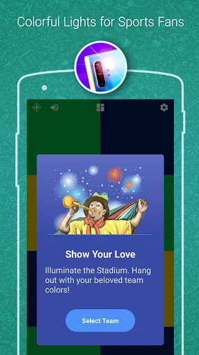 Fans Flashlight screenshot 2