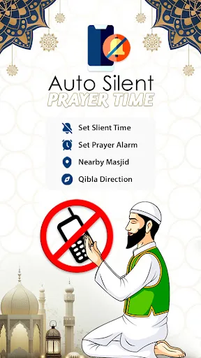 Auto Mobile Silent Prayer Time screenshot 1
